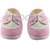 Neska Moda Baby Boys and Girls Lace Baby Pink Booties For 0 To 12 Months Infants BT9