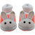 Neska Moda Baby Boys and Girls Rabbit Orange Booties For 0 To 12 Months Infants SK177