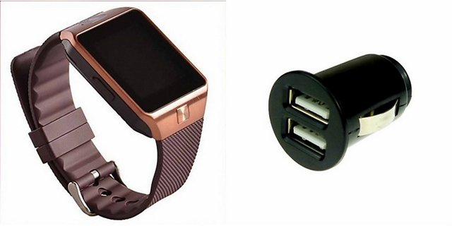 Buy Zemini DZ09 Smart Watch and Car Charger for HTC DESIRE 816G (2015)(DZ09  Smart Watch With 4G Sim Card, Memory Card| Car Charger) Online @ ₹1299 from  ShopClues