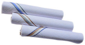 Aadikart Men's Cotton Handkerchief -pack of 3