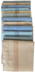 Aadikart Men's Color Cotton Handkerchief -pack of 12