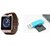 Zemini DZ09 Smart Watch and Card Reader for HTC DESIRE 620 DUAL SIM(DZ09 Smart Watch With 4G Sim Card, Memory Card| Card Reader, Mobile Card Reader)