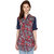 P-Nut Womens Printed Cotton Top with 3/4th Sleeves