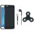 Vivo Y55 Stylish Back Cover with Earphones and Spinner