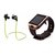 Zemini DZ09 Smartwatch and Jogger Bluetooth Headphone for SAMSUNG GALAXY S 5 LTE-A(DZ09 Smart Watch With 4G Sim Card, Memory Card| Jogger Bluetooth Headphone)