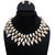 Trendy cream shells necklace set