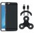 Vivo Y53 Soft Silicon Slim Fit Back Cover with Spinner, USB Cable