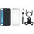 Vivo Y53s Premium Back Cover with Spinner, Silicon Back Cover, Selfie Stick and AUX Cable