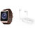 Zemini DZ09 Smart Watch and S6 Bluetooth Headsetfor LG ray(DZ09 Smart Watch With 4G Sim Card, Memory Card| S6 Bluetooth Headset)