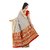 FFashion Women's White Silk saree with Blouse piece(SP-Apex 107 White)