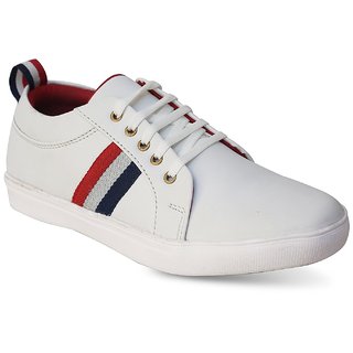Buy Cyro Men's White Synthetic Leather 