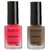 Awesome Two Matte Nail Polish (Pack Of 2 - Pink  Brown)