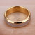 Fasherati Forever Love Band  Engagement Engraving Couple Promise Gold Plated Ring for mens and women