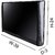 Dream Care Transparent PVC LED/LCD Television Cover For Noble Skiodo 42 inches 42KT424KSMN01 4K Ultra HD LED TV