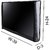 Dream Care Transparent PVC LED/LCD Television Cover For SHIBUYI 42 Inch  Smart LED TV