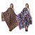 Christy's Collection Women's Multicolor Block Print Woolen Shawl set of 2