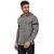 Rigo Grey Hooded Full Sleeve Slim Fit Tshirt For Men