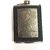 Stitched Leather And Stainless Steel Hip Flask 8 Oz(230 Ml), Johnnie Walker Red Label Design Engraved - Alcoholic Beverage Holder