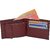 Amicraft Brown Album Synthetic Leatherite Bi-fold Wallet with 10 Card Slots