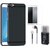 Vivo V7 Plus Premium Quality Cover with Memory Card Reader, Earphones and Tempered Glass