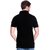 T-10 Sports Men'S Black Half Sleeve T-Shirts