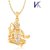 V. K Jewels LORD HANUMAN Pendant gold and Rhodium plated -  PS1011G