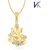 V. K Jewels Mangal Murti Pendant gold and Rhodium plated -  PS1053G
