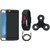 Vivo V7 Plus Soft Silicon Slim Fit Back Cover with Spinner, Digital Watch and AUX Cable