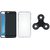 Vivo V7 Plus Stylish Back Cover with Spinner, Silicon Back Cover, Free Silicon Back Cover