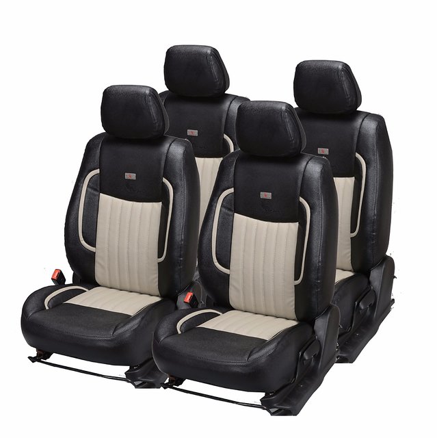 PegasusPremium PU Leather Car Seat Cover for Hyundai Creta (Black and Red)  : : Car & Motorbike