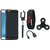 Oppo A57 Silicon Slim Fit Back Cover with Spinner, Selfie Stick, Digtal Watch and OTG Cable