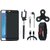 Oppo A57 Silicon Anti Slip Back Cover with Spinner, Selfie Stick, Digtal Watch, Earphones and USB Cable