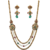 Anuradha Art Golden Colour Wonderful Designer Very Classy Traditional Long Necklace Set For Women/Girls