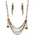Anuradha Art Golden Finish Styled With Multi Colour Shimmering Stone Traditional Long Necklace Set For Women/Girls