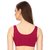 Hothy Women's Non-Padded Sports Bra (Cyan,Maroon  Pink Pack Of 3)