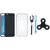 Motorola Moto C Silicon Slim Fit Back Cover with Spinner, Silicon Back Cover, Selfie Stick and USB LED Light