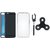 Samsung C9 Pro Cover with Spinner, Silicon Back Cover, Free Silicon Back Cover and Selfie Stick