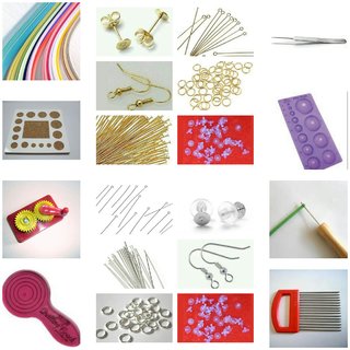 Quilling jewellery online making kit