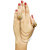 JewelMaze Gold Plated Brown Austrian Stone Tassel Chain Double Finger Ring-FAJ0151 for Women