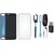 Motorola Moto C Silicon Anti Slip Back Cover with Memory Card Reader, Silicon Back Cover, Selfie Stick, Digtal Watch, Earphones and USB LED Light
