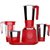 Butterfly Spectra 750-Watt Mixer Grinder with 4 Jars (Red)