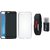 Motorola Moto C Plus Premium Quality Cover with Memory Card Reader, Silicon Back Cover, Digital Watch