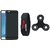 Motorola Moto C Plus Stylish Back Cover with Spinner, Digital Watch