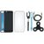 Motorola Moto E4 Silicon Slim Fit Back Cover with Spinner, Silicon Back Cover, Selfie Stick, USB LED Light and AUX Cable