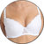 Cutie Icy White Embroidered Attractive Push Up Bra