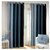 Pari Home Furnishing Grey Polyester Door CurtaincSet Of 2