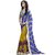 TriveniSarees Yellow Georgette Printed Saree With Blouse