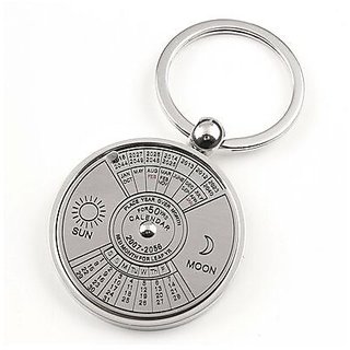 CheckSums (11099) 50 Years Calender Compass Shaped Keychain