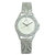 Dk Silver Analog Round Shape Women Watch