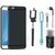 Redmi 4 Stylish Back Cover with Memory Card Reader, Selfie Stick, Earphones and USB LED Light